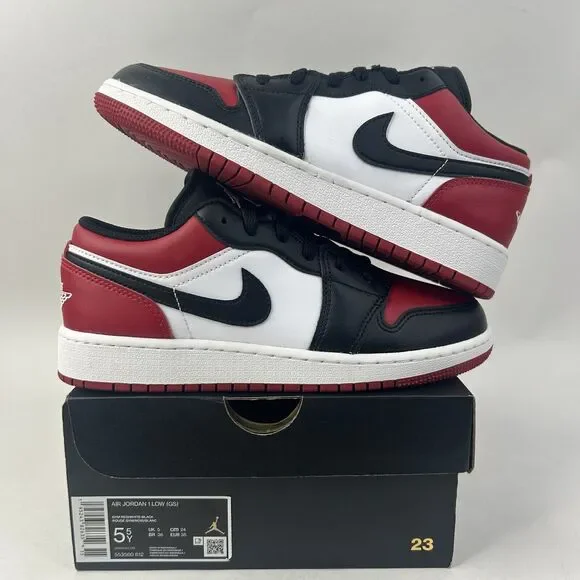 Jordan | Shoes | Nike Shoes Air Jordan Low Gs Bred Toeblack